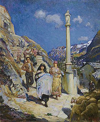 Ritorno dal Santuario, 1923