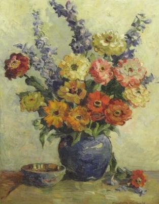 Floral Still Life by Elizabeth Warhanik - Auction record, sale price, and art valuation. Compare with similar artists and explore comparable artworks.