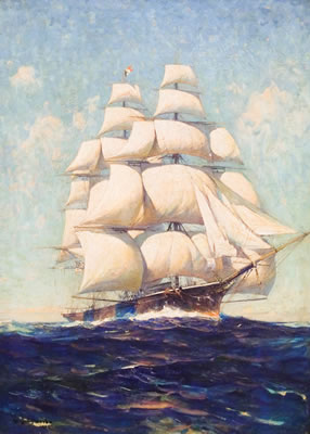 Untitled Schooner Ship