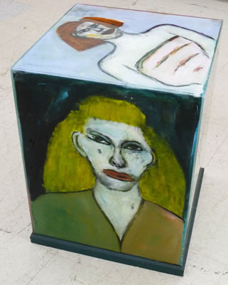 Untitled Female Portrait Cube