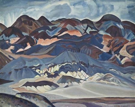"Twenty Mule Team Canyon" by Helen Katharine Forbes - Auction record, sale price, and art valuation. Compare with similar artists and explore comparable artworks.