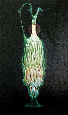 Night Blooming Vessel by Leo Kenney - Auction record, sale price, and art valuation. Compare with similar artists and explore comparable artworks.