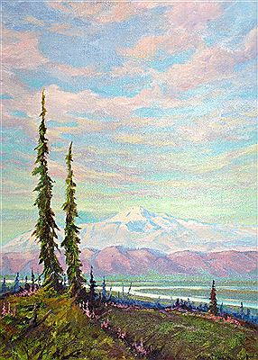 "Pink Sentinels - Summer McKinley from the Suesitna" by Scott McDaniel - Auction record, sale price, and art valuation. Compare with similar artists and explore comparable artworks.