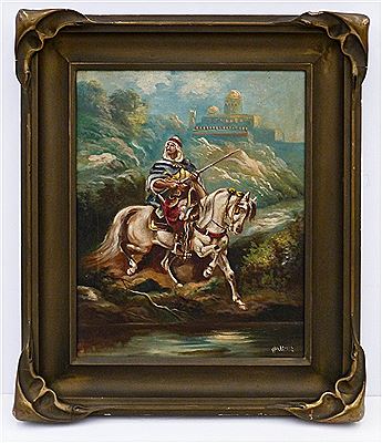 Arab on Horseback by William Lemos - Auction record, sale price, and art valuation. Compare with similar artists and explore comparable artworks.