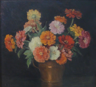 FLORAL STILL LIFE by Mary Alberta Cleland - Auction record, sale price, and art valuation. Compare with similar artists and explore comparable artworks.