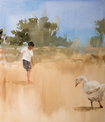 HUSH (BOY AND GOOSE)