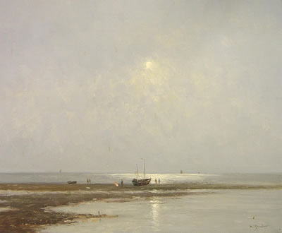 Fishing Vessel on the Beach by Helmut Reuter - Auction record, sale price, and art valuation. Compare with similar artists and explore comparable artworks.