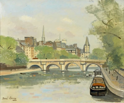 Le Pont Neuf vu du Pont des Arts