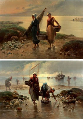 Les ramasseuses d'huîtres