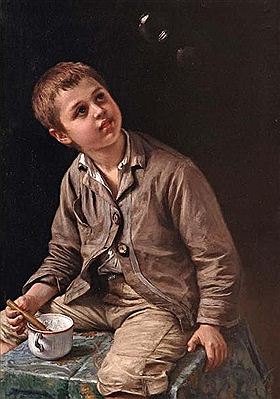 Jeu de bulles, 1905