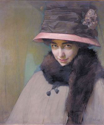 Sample artwork by Alfred Rudolfovich Eberling (1872 - 1951), known for realist style portrait painting, art education, photography, teaching - View similar artists and auction records