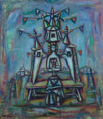 Sample artwork by Alexander Grigorievich Tishler (1898 - 1980), known for scenography, collaboration with theatres - View similar artists and auction records