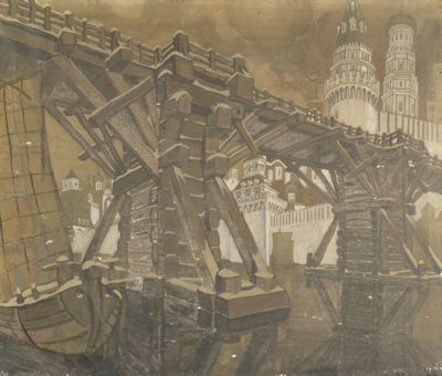Sample artwork by Leonid Mikhailovich Brailovsky (1867 - 1937), known for painting - View similar artists and auction records