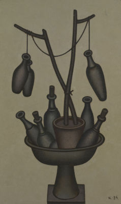 Still life with Bottles