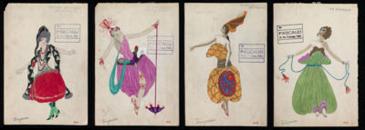 Four Costume Designs