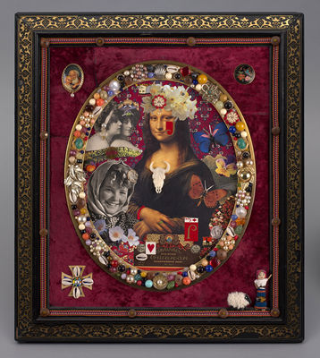 Collage with Mona Lisa by Sergei Paradjanov - Auction record, sale price, and art valuation. Compare with similar artists and explore comparable artworks.
