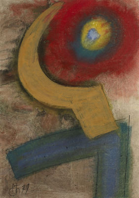 Composition with Sickle by Sergey Mikhailovich Bordachev - Auction record, sale price, and art valuation. Compare with similar artists and explore comparable artworks.