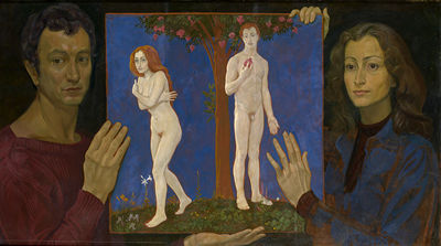 Adam and Eve by Dmitry Zhilinsky - Auction record, sale price, and art valuation. Compare with similar artists and explore comparable artworks.