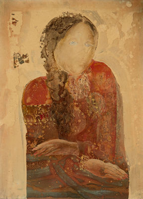 Portrait of Girl with Plaits by Yury Zharkikh - Auction record, sale price, and art valuation. Compare with similar artists and explore comparable artworks.
