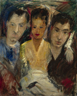 Sample artwork by Janis Ferdinands Tidemanis (1897 - 1964), known for expressionist floral still-life, portraits, landscape and urban scene painting - View similar artists and auction records