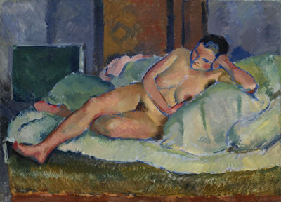 Sample artwork by Nikolai Andreevich Tyrsa (1887 - 1942), known for portrait, figure, genre painting, illustration - View similar artists and auction records