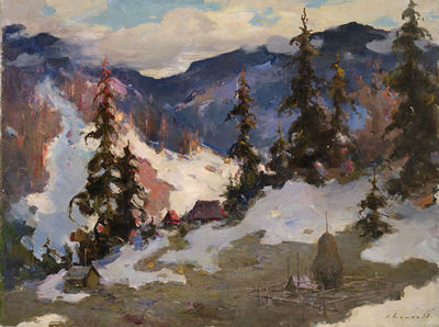 Sample artwork by Sergei Shishko (1911 - 1997), known for painting - View similar artists and auction records