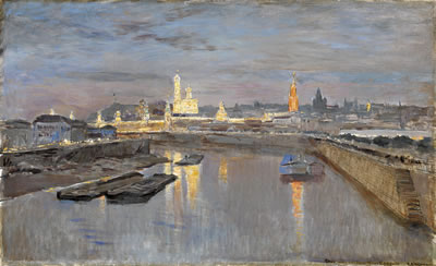 The Illumination of the Moscow Kremlin dedicated to the Coronation of Nicolai II, 18 May 1896