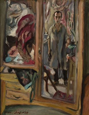 Portrait of Jacques Chapiro: Self-Portrait in the Mirror
