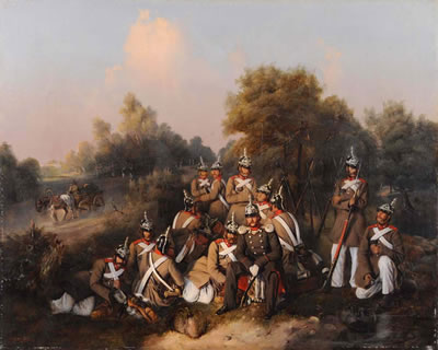 Army at Rest by Nikolai Gustavovich Schilder - Auction record, sale price, and art valuation. Compare with similar artists and explore comparable artworks.