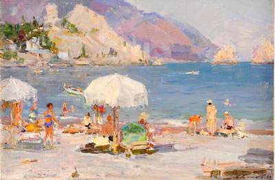 On the Black Sea, Gurzuf by Sergei Shishko - Auction record, sale price, and art valuation. Compare with similar artists and explore comparable artworks.