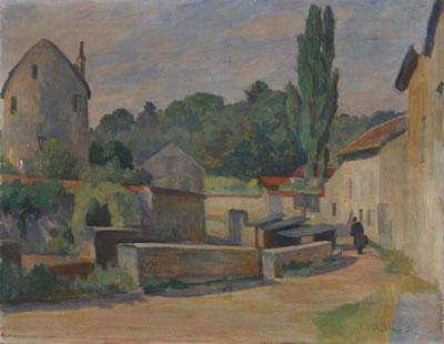 Village Afternoon by Osip Emmanuelovich Braz - Auction record, sale price, and art valuation. Compare with similar artists and explore comparable artworks.