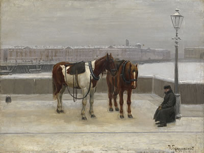 Sample artwork by Petr Nikolaevich Gruzinsky (1837 - 1892), known for painting - View similar artists and auction records