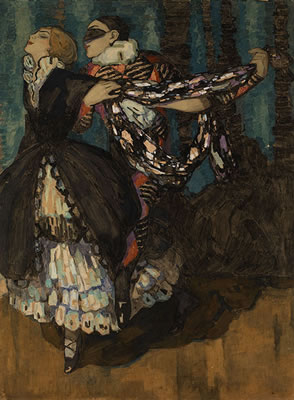 Michel and Vera Fokine in the Ballet
