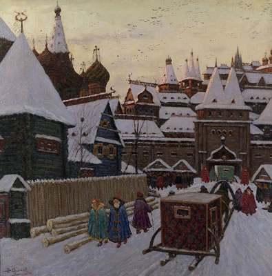 Sample artwork by Vladimir Aralov (1893 - 1972), known for landscapes, still lifes, and genre scenes - View similar artists and auction records