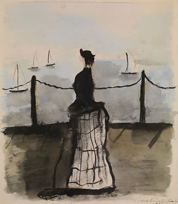 Woman by the Sea