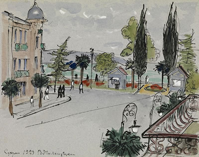 Sample artwork by Vladimir Alekseevich Milashevsky (1893 - 1976), known for paintings - View similar artists and auction records