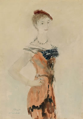 Lady with a Red Beret