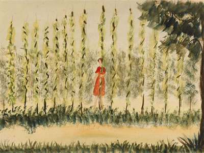 Girl in a Red Dress