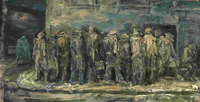 Queuing for Wine by Vladimir Titov - Auction record, sale price, and art valuation. Compare with similar artists and explore comparable artworks.