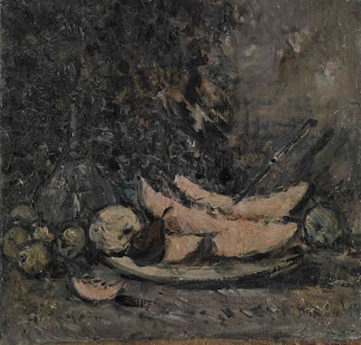 Still Life with Melon by Mikhail Ksenofontovich Sokolov - Auction record, sale price, and art valuation. Compare with similar artists and explore comparable artworks.