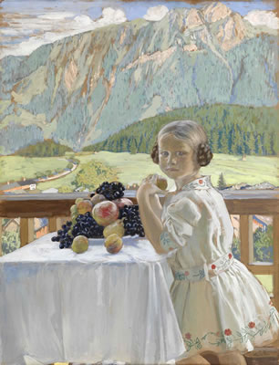 Portrait of Irina Kustodieva by Boris Mikhailovich Kustodiev - Auction record, sale price, and art valuation. Compare with similar artists and explore comparable artworks.