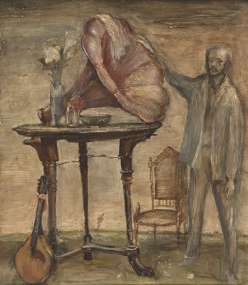 Portrait of Mikhail Roginsky: Self-portrait