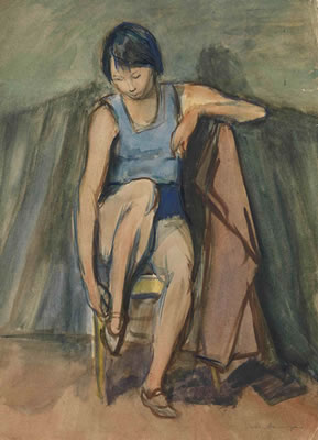 Girl Sitting on a Chair by Meir Axelrod - Auction record, sale price, and art valuation. Compare with similar artists and explore comparable artworks.