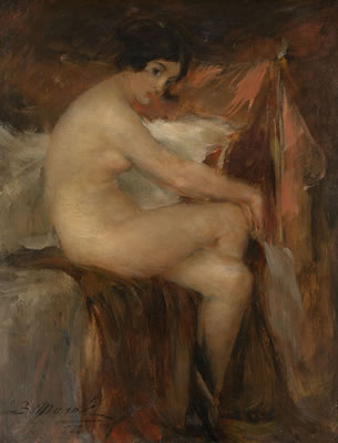 Seated Nude by Vitaly Gavrilovich Tikhov - Auction record, sale price, and art valuation. Compare with similar artists and explore comparable artworks.
