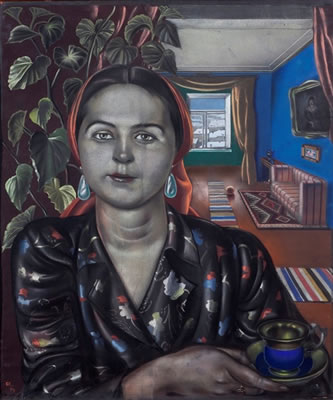 Sample artwork by Nikolai Pavlovich Akimov (1900 - 1968), known for painting - View similar artists and auction records