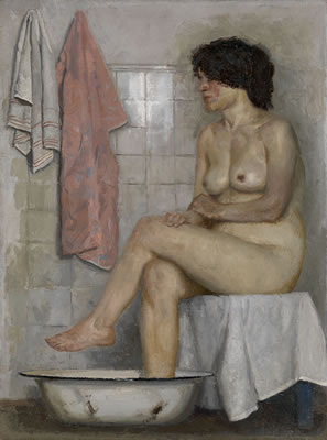 Sample artwork by Geli Korzhev (1925 - 2012), known for severe style, monumental paintings - View similar artists and auction records