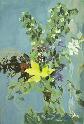 Large Bouquet of Flowers on a Blue Background by Dimitri Bouchene - Auction record, sale price, and art valuation. Compare with similar artists and explore comparable artworks.