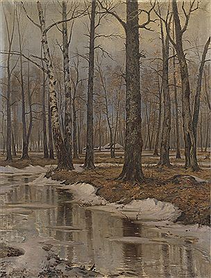 Birch Trees in Spring by Yakov Ivanovich Brovar - Auction record, sale price, and art valuation. Compare with similar artists and explore comparable artworks.
