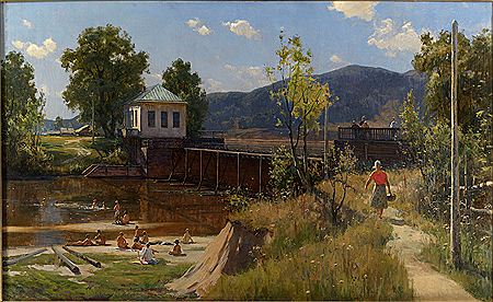 Power Station at a Collective Farm by Alexei Mikhailovich Gritsai - Auction record, sale price, and art valuation. Compare with similar artists and explore comparable artworks.