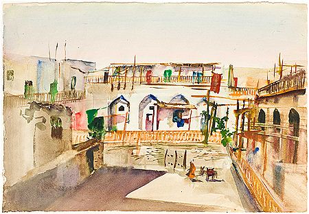 Courtyard in Bukhara and Venice,(2) by Valentin Ivanovich Kurdov - Auction record, sale price, and art valuation. Compare with similar artists and explore comparable artworks.